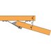 Sabot à angle variable de 10° à 30° à droite