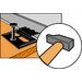 Clips voor paneelwerk uit pvc